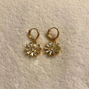 Lilly Pulitzer Gold Floral Earrings
